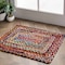 Nuloom Tammara Bohemian Hand Braided Area Rug 2ft x 3ft MGNM04A-203 - alternate 1